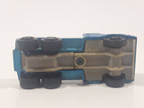 Vintage Majorette Magirus Blue Semi Tractor Truck 1:100 Scale Die Cast Toy Car Trucking Rig Vehicle Made in France