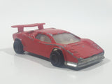 Vintage Majorette No. 237 Lamborghini Countach Red 1/56 Scale Die Cast Toy Car Vehicle