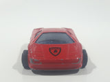 Vintage Majorette No. 219 Lamborghini Diablo Red 1/58 Scale Die Cast Toy Dream Car Vehicle Made in France