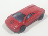 Vintage Majorette No. 219 Lamborghini Diablo Red 1/58 Scale Die Cast Toy Dream Car Vehicle Made in France