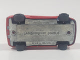 Vintage Majorette No. 219 Lamborghini Diablo Red 1/58 Scale Die Cast Toy Dream Car Vehicle Made in France