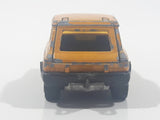 Rare Vintage Majorette No. 270 Autobianchi A 112 Yellow 1/53 Scale Die Cast Toy Car Vehicle with Opening Hatch Made in France
