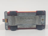 Vintage Majorette No. 279 / 234 Fourgon Van Yellow Red 1/65 Scale Die Cast Toy Car Vehicle Made in France with Opening Rear Doors
