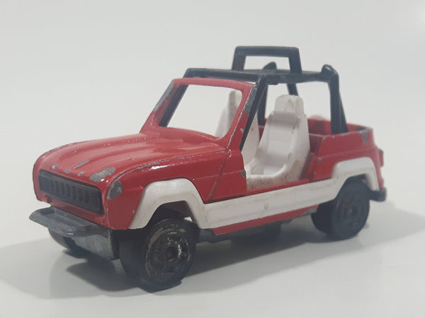 Vintage Majorette No. 252 JP4 Red 1:47 Scale Die Cast Toy Car Vehicle Made in France