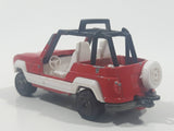 Vintage Majorette No. 252 JP4 Red 1:47 Scale Die Cast Toy Car Vehicle Made in France