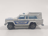 Vintage Majorette No. 269 Ambulance White 1/64 Scale Die Cast Toy Car Vehicle