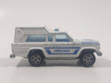 Vintage Majorette No. 269 Ambulance White 1/64 Scale Die Cast Toy Car Vehicle