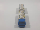 Vintage Majorette Milky The Good Milk Ford Truck and Trailer White and Blue 1/100 Scale Die Cast Toy Vehicle