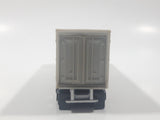 Vintage OCL Container Truck Trailer Grey Plastic Die Cast Toy Car Vehicle with Opening Rear Doors 5" Long