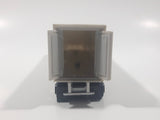 Vintage OCL Container Truck Trailer Grey Plastic Die Cast Toy Car Vehicle with Opening Rear Doors 5" Long