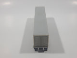Vintage OCL Container Truck Trailer Grey Plastic Die Cast Toy Car Vehicle with Opening Rear Doors 5" Long