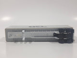 Vintage OCL Container Truck Trailer Grey Plastic Die Cast Toy Car Vehicle with Opening Rear Doors 5" Long