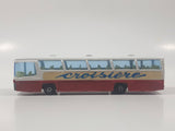 Vintage Majorette No. 373 Neoplan Bus Croisiere Red and White 1/87 Scale Die Cast Toy Car Vehicle