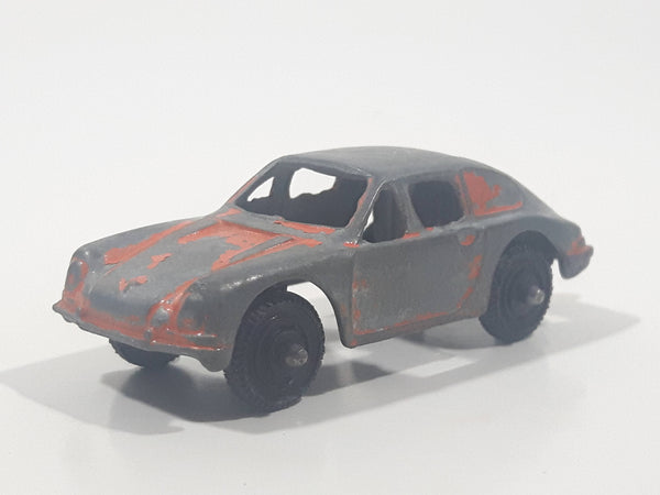 Vintage Tootsie Toys Porsche Orange Die Cast Toy Car Vehicle Made in Chicago U.S.A.