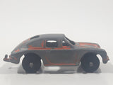 Vintage Tootsie Toys Porsche Orange Die Cast Toy Car Vehicle Made in Chicago U.S.A.