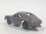 Vintage Tootsie Toys Porsche Orange Die Cast Toy Car Vehicle Made in Chicago U.S.A.