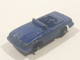 Vintage Tootsie Toys Merceds 450 SL Dark Blue Die Cast Toy Car Vehicle Made in U.S.A.