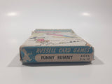 Vintage Russell Card Games Walt Disney Productions Mickey Mouse Funny Rummy Laughs Galore Card Game 49 Cards