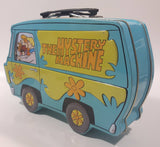 2000 Hanna Barbera Scooby Doo The Mystery Machine Shaped Embossed Tin Metal Lunch Box