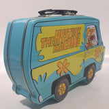 2000 Hanna Barbera Scooby Doo The Mystery Machine Shaped Embossed Tin Metal Lunch Box