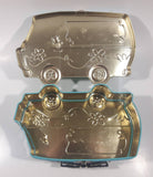2000 Hanna Barbera Scooby Doo The Mystery Machine Shaped Embossed Tin Metal Lunch Box