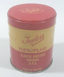 Vintage Taylor's Flexoplast Elastic Adhesive Bandage B.P.C. Tin Metal Canister Made in England