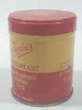 Vintage Taylor's Flexoplast Elastic Adhesive Bandage B.P.C. Tin Metal Canister Made in England
