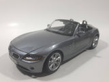 Maisto BMW Z4 Convertible Dark Grey 1/18 Scale Die Cast Toy Car Vehicle with Opening Hood, Doors, and Trunk 8 3/4" Long