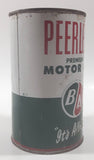 Vintage BA Peerless British American Premium Motor Oil 1 Imperial Quart Metal Can