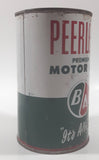 Vintage BA Peerless British American Premium Motor Oil 1 Imperial Quart Metal Can