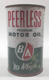 Vintage BA Peerless British American Premium Motor Oil 1 Imperial Quart Metal Can
