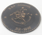 Vintage US Navy U.S.S. Ainsworth Knox-class Frigate 6 1/4" Hard Plastic Plaque