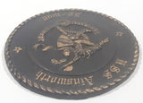 Vintage US Navy U.S.S. Ainsworth Knox-class Frigate 6 1/4" Hard Plastic Plaque