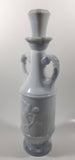 Vintage 1971 Jim Beam Whisky Marble Style Greek Olympian Discus 13 1/2" Tall Decanter Bottle