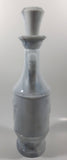 Vintage 1971 Jim Beam Whisky Marble Style Greek Olympian Discus 13 1/2" Tall Decanter Bottle
