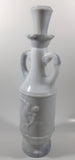 Vintage 1971 Jim Beam Whisky Marble Style Greek Olympian Discus 13 1/2" Tall Decanter Bottle
