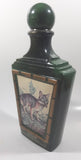 Vintage 1982 Jim Beam Kentucky Whisky Fox 11" Tall Dark Green Glass Decanter Bottle