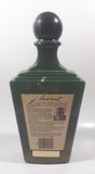 Vintage 1982 Jim Beam Kentucky Whisky Fox 11" Tall Dark Green Glass Decanter Bottle