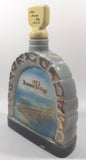 Vintage 1971 Jim Beam Kentucky Whisky Lake Havasu Arizona London Bridge 10 1/2" Tall Embossed Decanter Bottle