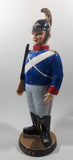 Vintage Whiskey Soldier 13" Tall Embossed Decanter Bottle