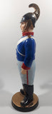 Vintage Whiskey Soldier 13" Tall Embossed Decanter Bottle