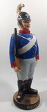 Vintage Whiskey Soldier 13" Tall Embossed Decanter Bottle