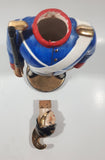 Vintage Whiskey Soldier 13" Tall Embossed Decanter Bottle