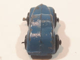 Antique 1940s Barclay 2 Door Coupe Blue 1 5/8" Long Die Cast Toy Car Vehicle