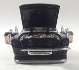 Maisto Harley Davidson Motor Cycles 1967 Ford Mustang GT Black and Orange 1/24 Scale Die Cast Toy Car Vehicle with Opening Hood, Trunk, and Doors
