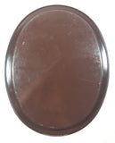 Vintage 1970s Pepsi Cola "Lady Gibson" Oval Brown Border Beverage Metal Serving Tray