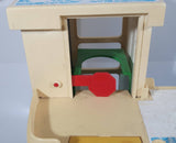 Vintage Fisher Price Little People Parking Garage Parkade Play Set