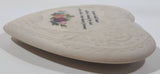 2001 Hearts & Flowers Inc The Heritage Heart Collection 5" x 5 1/2" Porcelain Heart Wall Hanging
