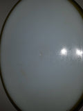 Vintage Pyrex 045 Olive Green White Spring Blossom Crazy Daisy Floral Pattern 2 1/2 Qt Casserole Dish Made in U.S.A. No Lid