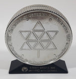 Vintage Astro 1867 - 1967 Centennial of Canadian Confederation Credit Unions Are Growing With Canada 5 5/8" Tall Coin Bank No Key